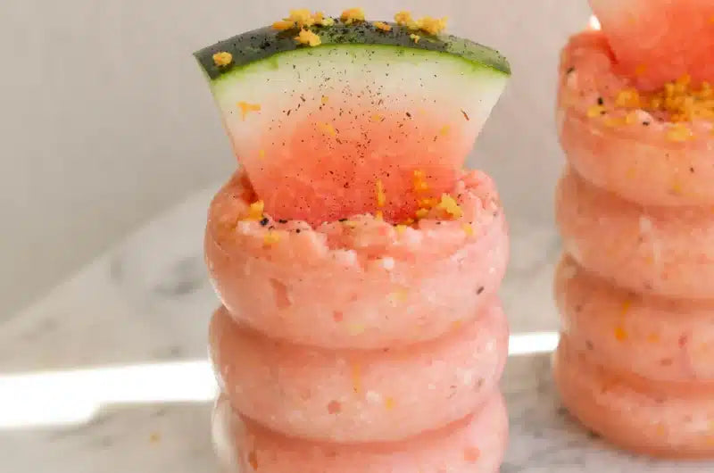 Vannmelon-slush med omega-3