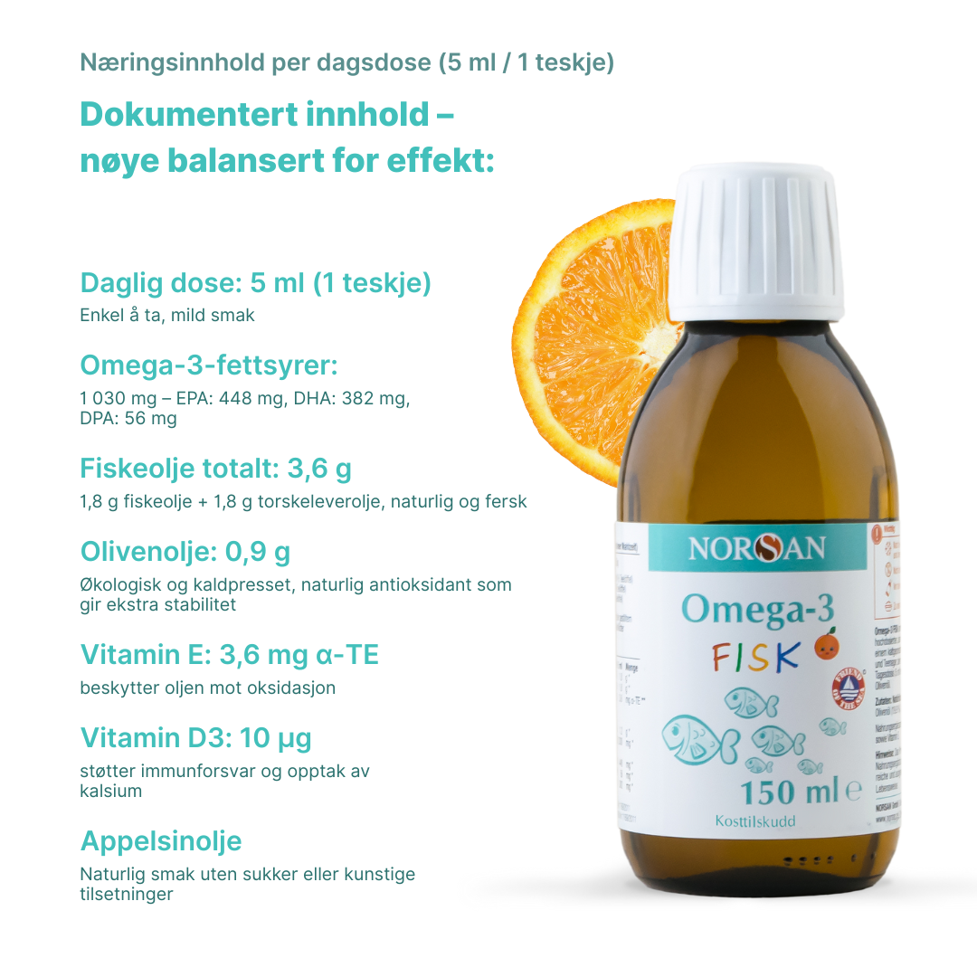 Omega-3 FISK Olje trepakning