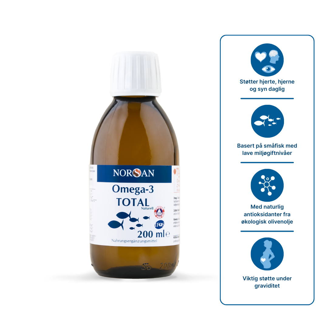 Omega-3 TOTAL Olje Naturell med fast leveranse