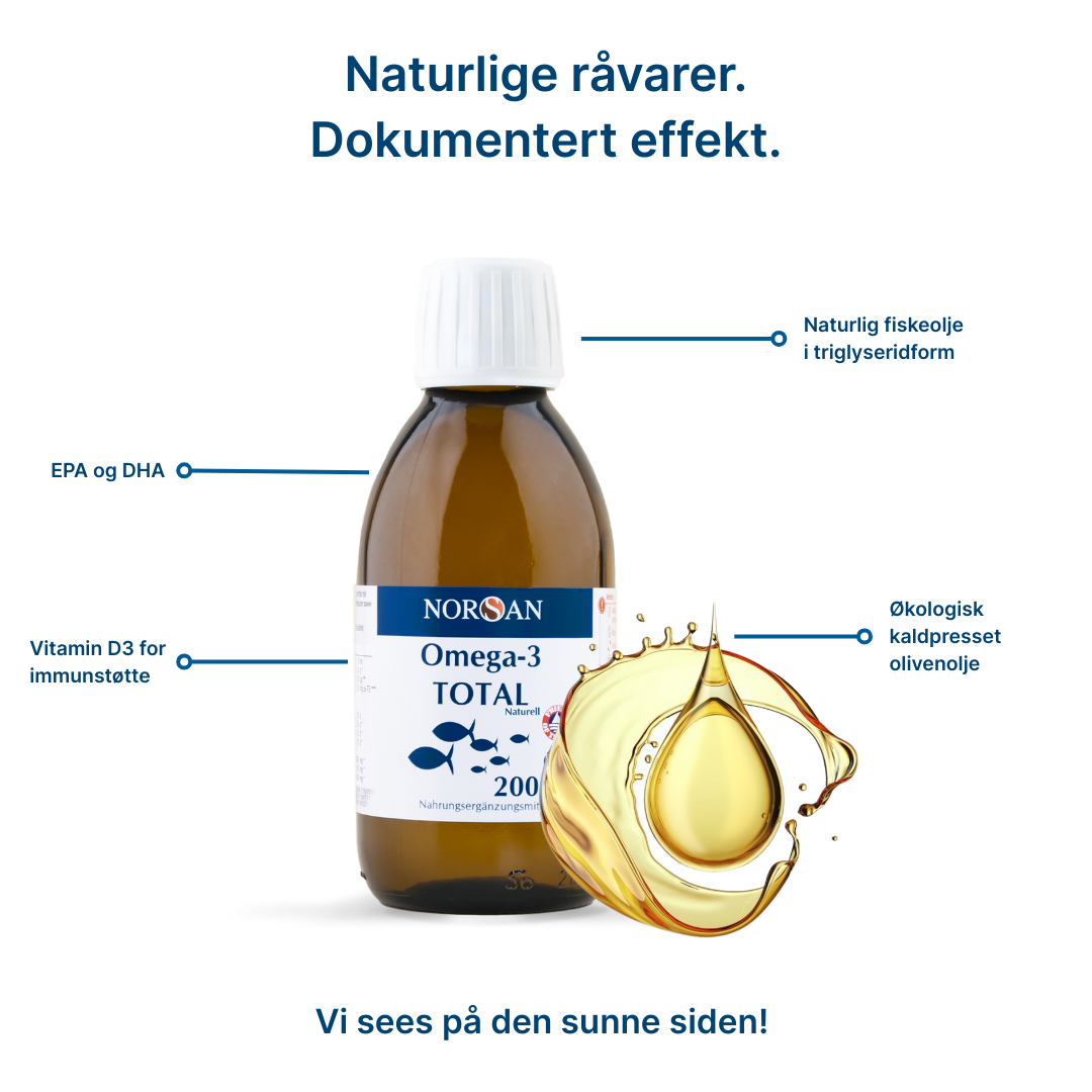 Omega-3 TOTAL Olje Naturell med fast leveranse