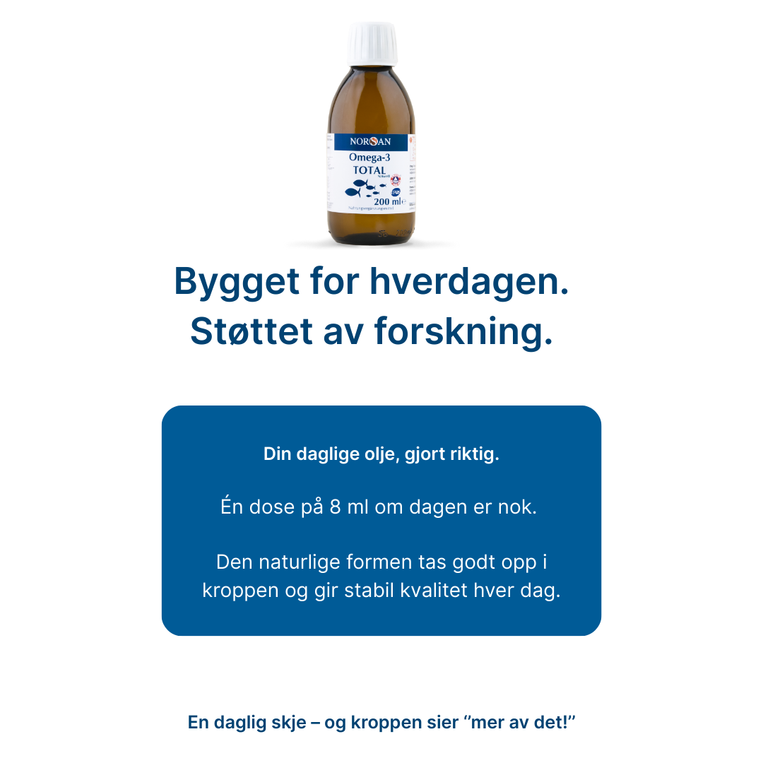 Omega-3 TOTAL Olje Naturell med fast leveranse