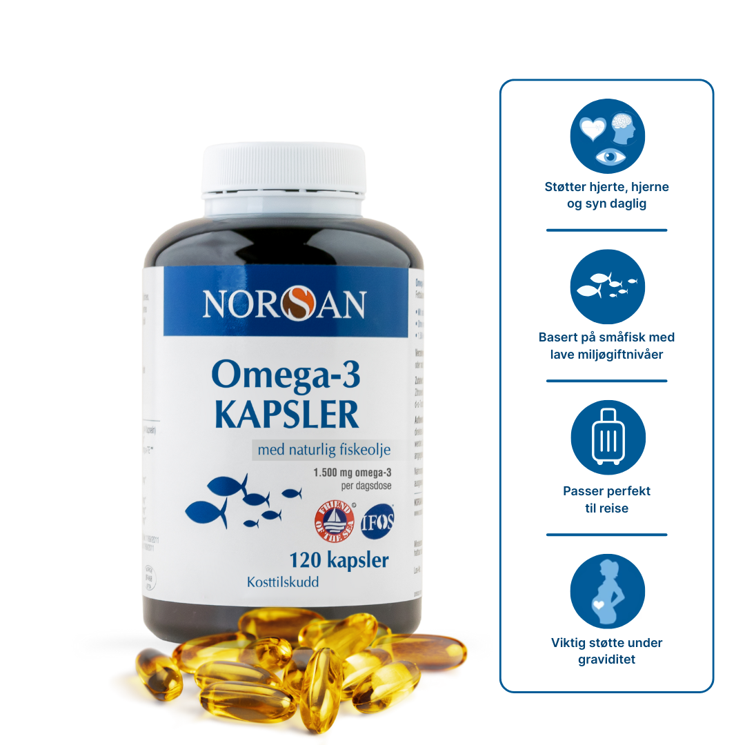 Omega-3 TOTAL Kapsler