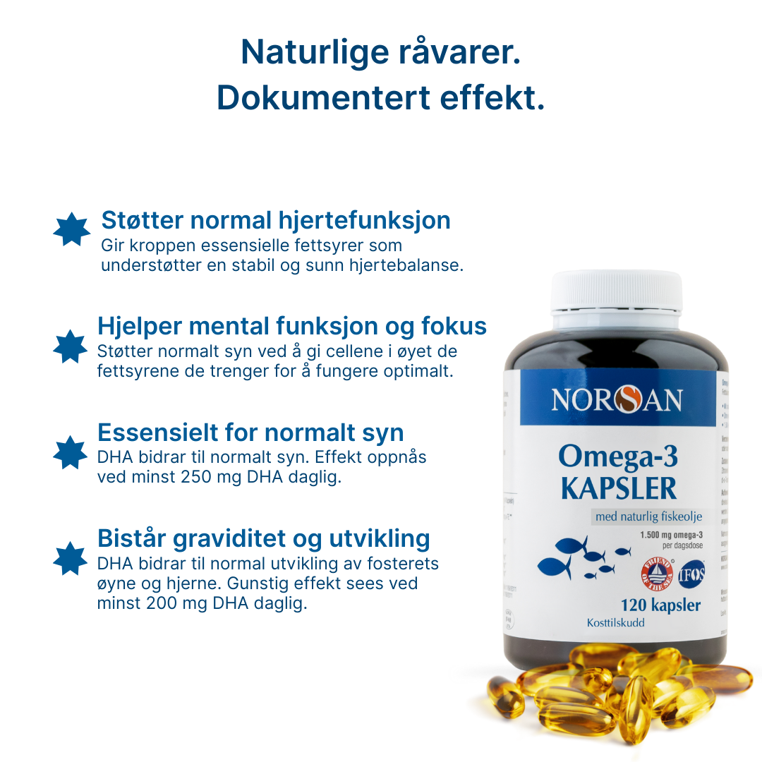 Omega-3 TOTAL Kapsler