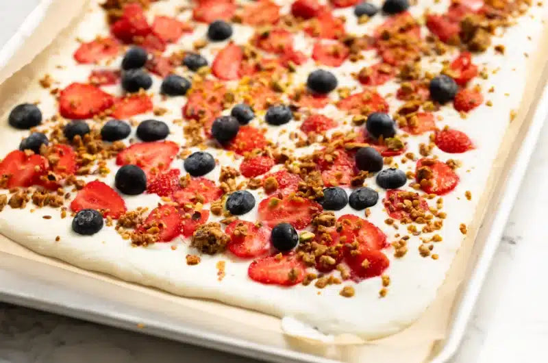 Frossen yoghurt-bar med Omega-3