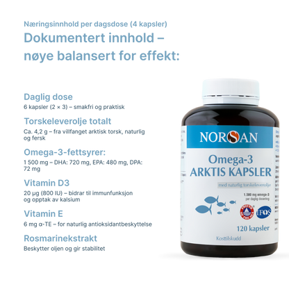 Omega-3 ARKTIS Kapsler