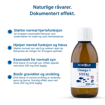 Omega-3 TOTAL Olje Naturell