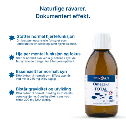 Omega-3 TOTAL Olje Naturell