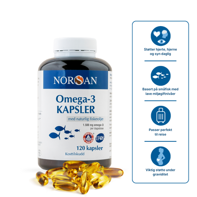 Omega-3 TOTAL Kapsler