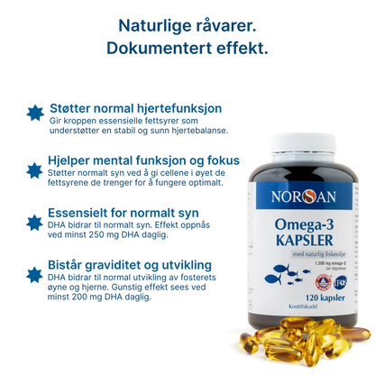Omega-3 TOTAL Kapsler