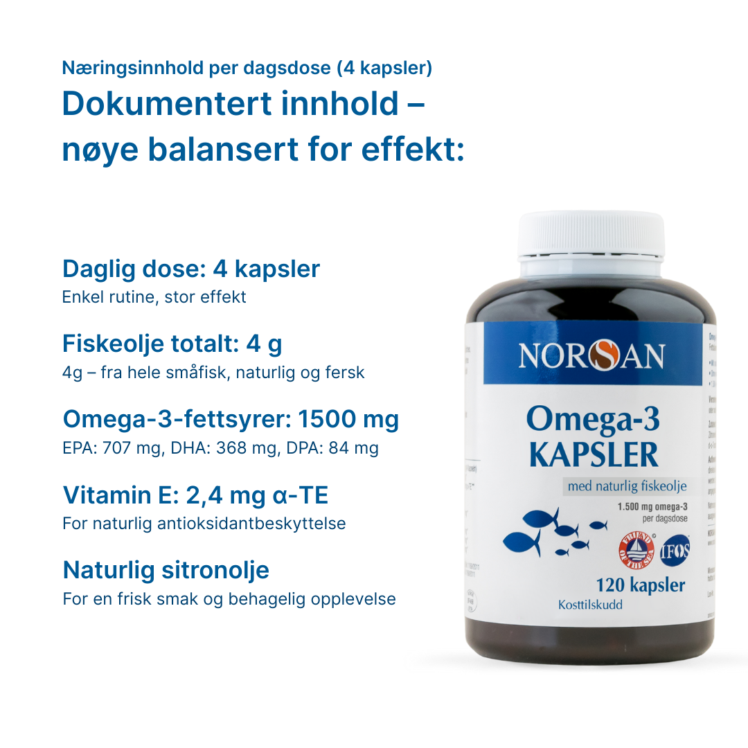 Omega-3 TOTAL Kapsler