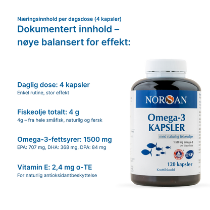 Omega-3 TOTAL Kapsler