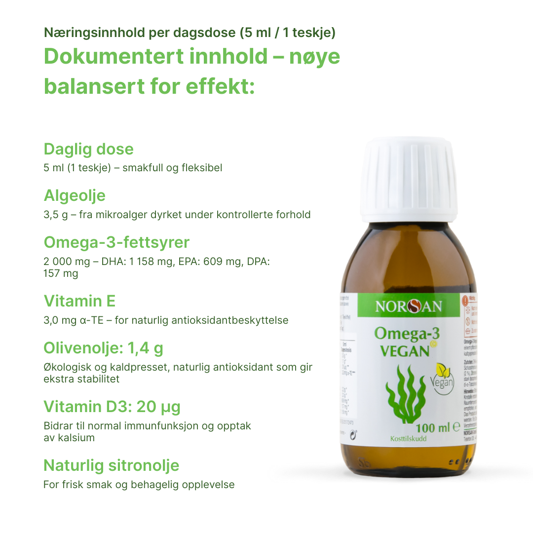 Omega-3 VEGAN Olje