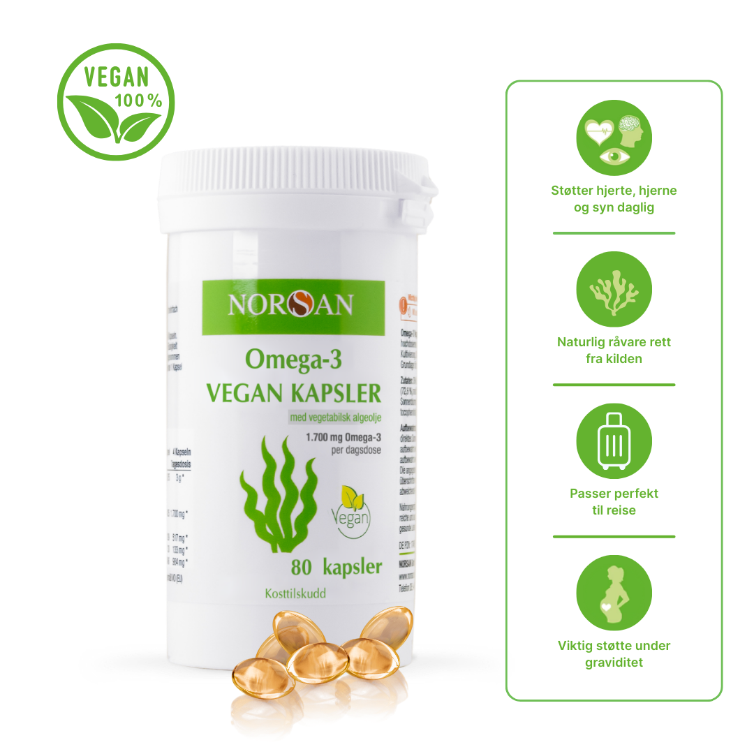 Omega-3 VEGAN Kapsler