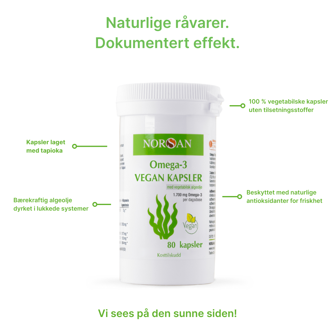Omega-3 VEGAN Kapsler