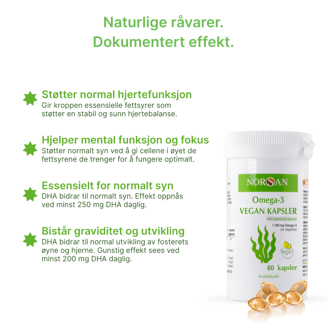 Omega-3 VEGAN Kapsler