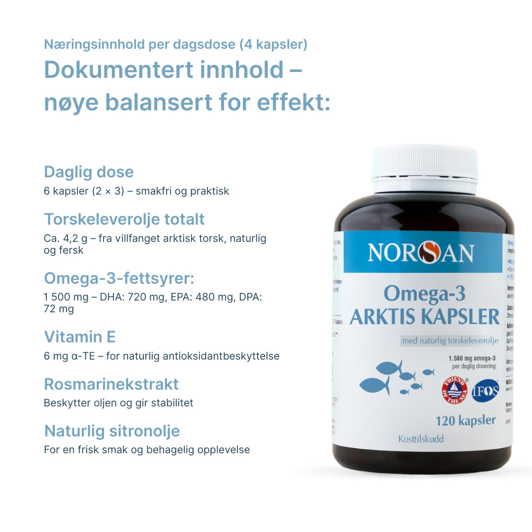 Omega-3 ARKTIS Kapsler