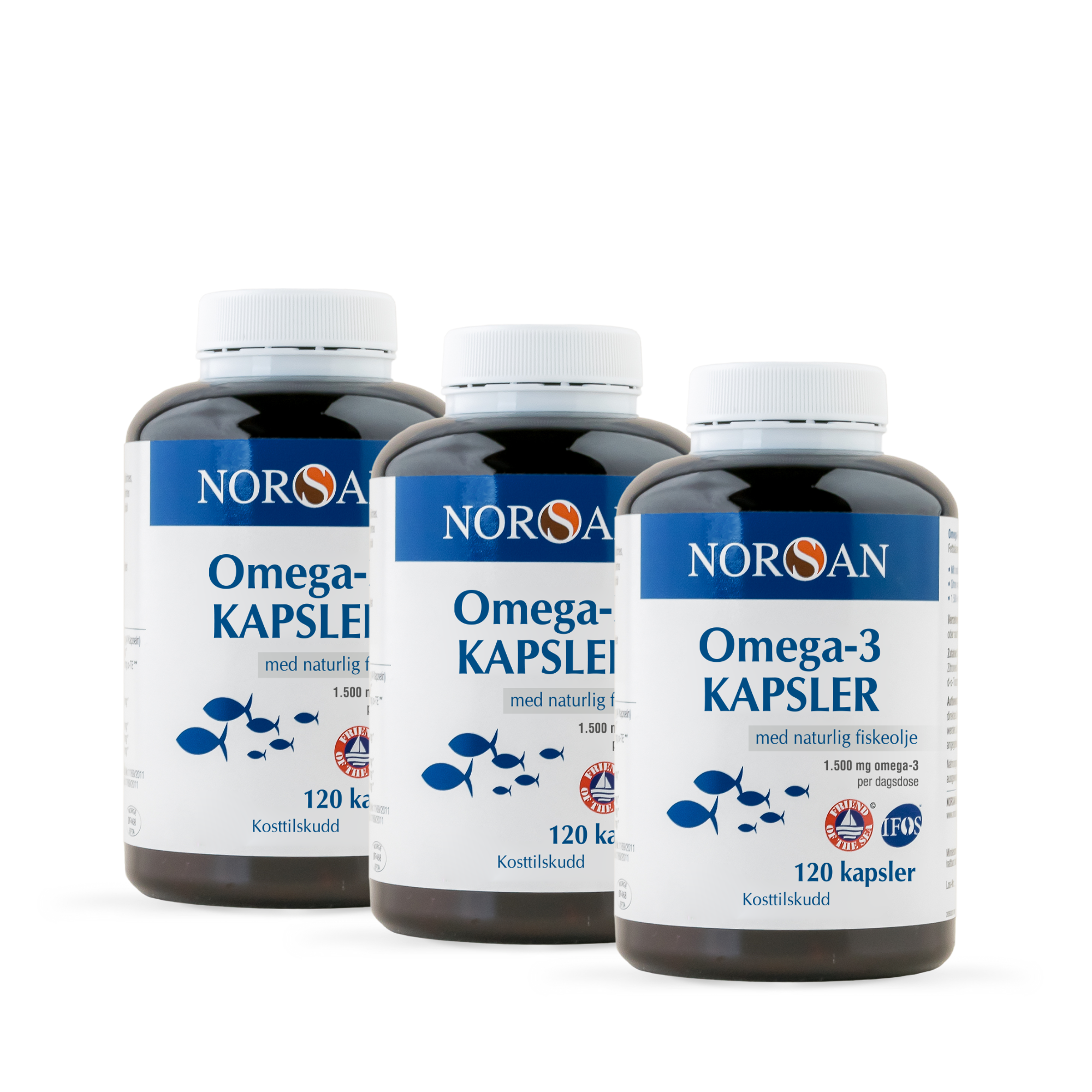 Omega-3 TOTAL Kapsler trepakning