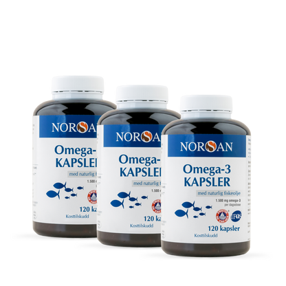 Omega-3 TOTAL Kapsler trepakning