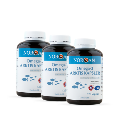 Omega-3 ARKTIS Kapsler trepakning